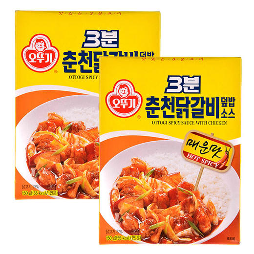 [2捆绑]不倒翁 3分春川辣鸡肉盖饭150g*2【中】 商品图0