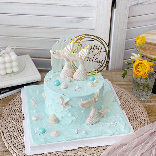 蛋糕 浪漫美人鱼 商品图0