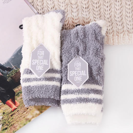 【上手】加绒地板袜（2双/包） 商品图2