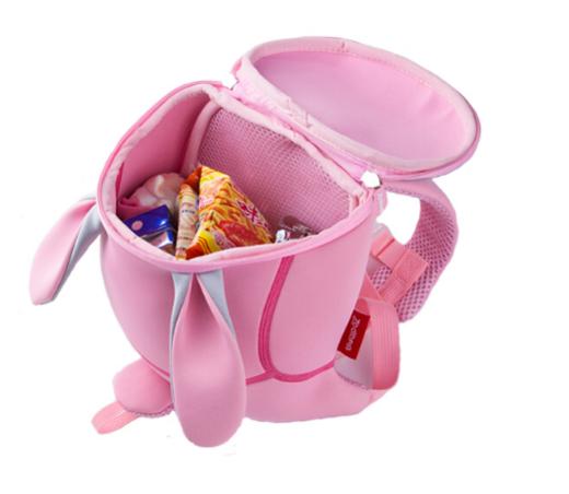 迪士尼（Disney）疯狂动物城儿童书包男女孩 幼儿园书包男女童卡通宝宝防走失双肩背包 粉色兔子朱迪 商品图3