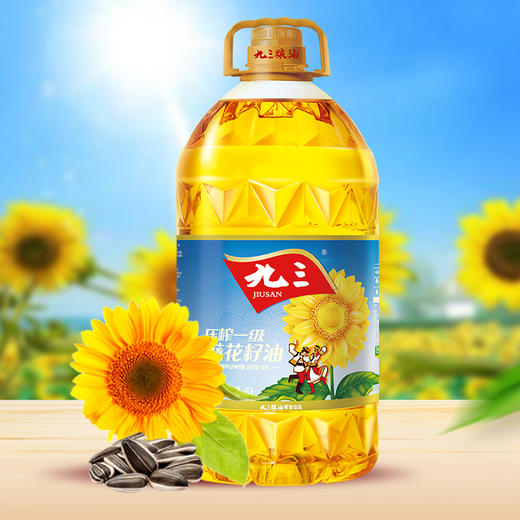 九三葵花籽油 5L 一级物理压榨 商品图0