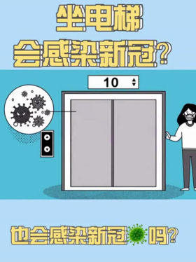 坐电梯会感染新冠吗？