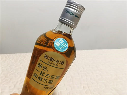 陈峭老酒玻璃瓶装330ML半干 半甜 商品图2