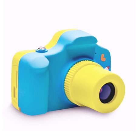 C&C 儿童相机数码卡通照相机儿童节礼物玩具运动摄像头微型迷你仿真单反复古小单反照相机天蓝色 商品图3