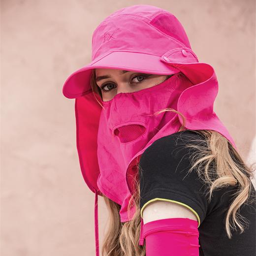 EX2伊海诗 男女款 遮脸防晒帽 徒步穿越防风沙帽369011 JX100 商品图2