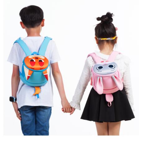 迪士尼（Disney）疯狂动物城儿童书包男女孩 幼儿园书包男女童卡通宝宝防走失双肩背包 粉色兔子朱迪 商品图2