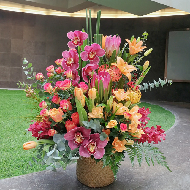 高档艺术花篮 款三 - cbdflower 鲜花