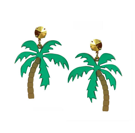 北京仓｜Jennifer Loiselle-Palm Tree-棕榈树 耳环［英国设计师］ 商品图0