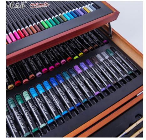 澳洲蒙玛特 Mont Marte 儿童174件水彩笔 六一儿童节礼物益智绘画彩铅创意文具美术颜料礼盒套装 MMGS0012 商品图2
