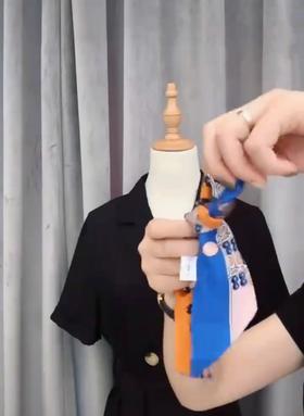 丝巾搭配小妙招
