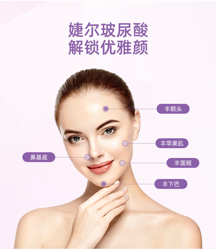 【婕尔玻尿酸】韩国进口填充塑形丰太阳穴苹果肌法令纹 微整形