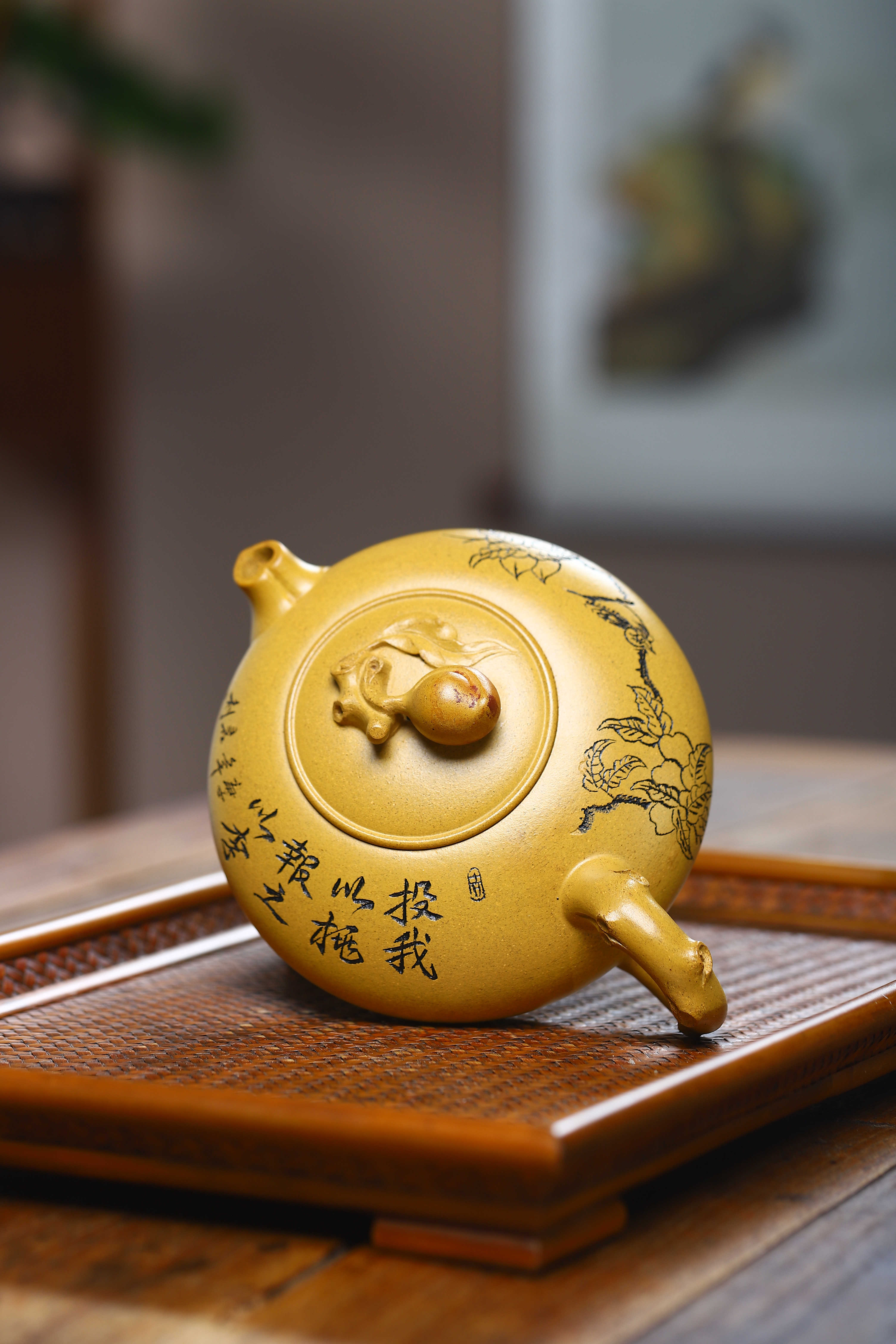 寿桃泥料黄金段容量300cc作者蒋美平实力派