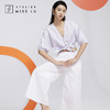 AtelierMissLu—浅熏紫亚麻短上衣/00153 商品缩略图5