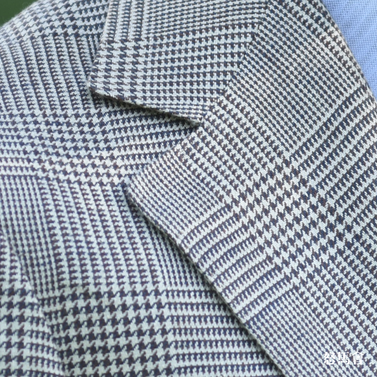 baird mcnutt 高克重爱尔兰亚麻棕色亲王格全麻衬单西