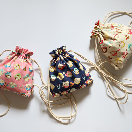 HUGOJIRO糖果BONBON小双肩包插画咖啡小熊 商品图1