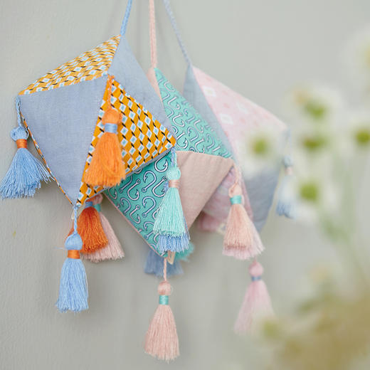 布艺拼色香包薰衣草苦荞棉布香包 商品图3