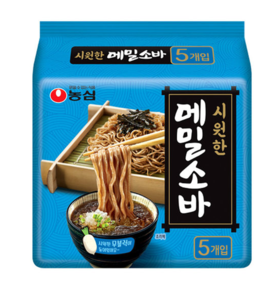   【5멀티】농심 메밀소바127g*5