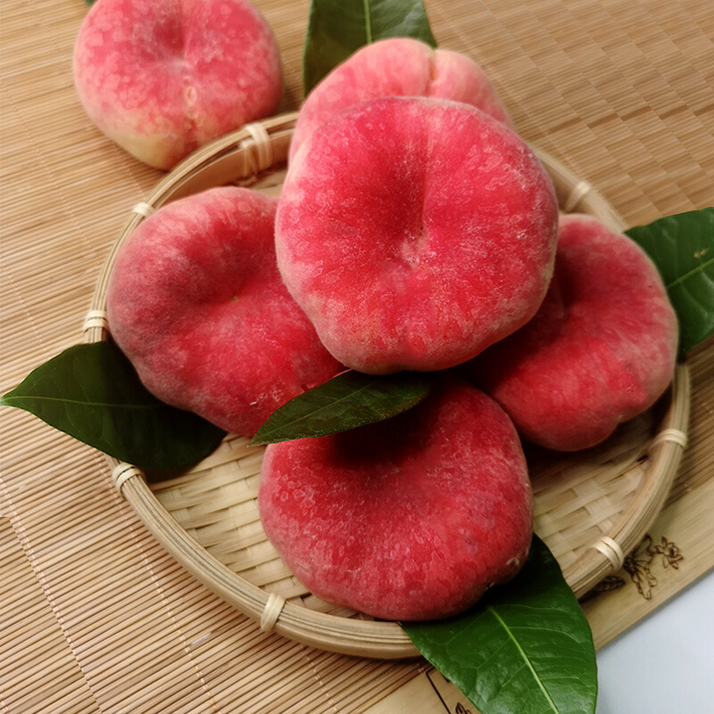 【香甜毛蟠桃】秦味-陕西毛蟠桃25-30颗装左右约5斤不催熟不打蜡 现摘