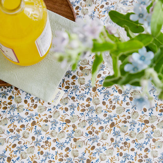 茶几桌旗全棉材质清新碎花条旗茶几旗 商品图3