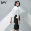 IWY/白色短袖衬衫黑色半裙套装B10234+S10240 商品缩略图7