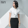 IWY/白色短袖衬衫黑色半裙套装B10236+S10243 商品缩略图2