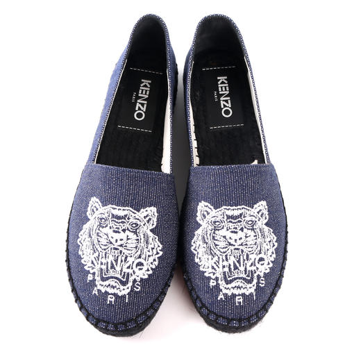 kenzo17年经典织物老虎头刺绣女士休闲鞋h1akz003