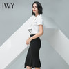 IWY/白色短袖衬衫黑色半裙套装B10236+S10243 商品缩略图8
