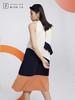 AtelierMissLu—蓝白橘撞色趣味无袖连身裙/0000601 商品缩略图2