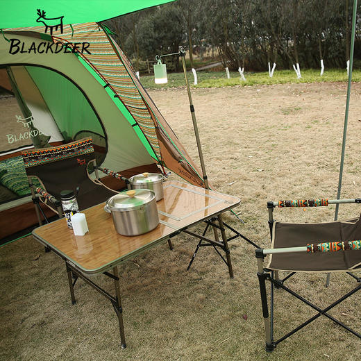 黑鹿 木鹿 帐篷4-5人 家庭自驾游 防风雨 露营 驿站一室一厅 商品图2
