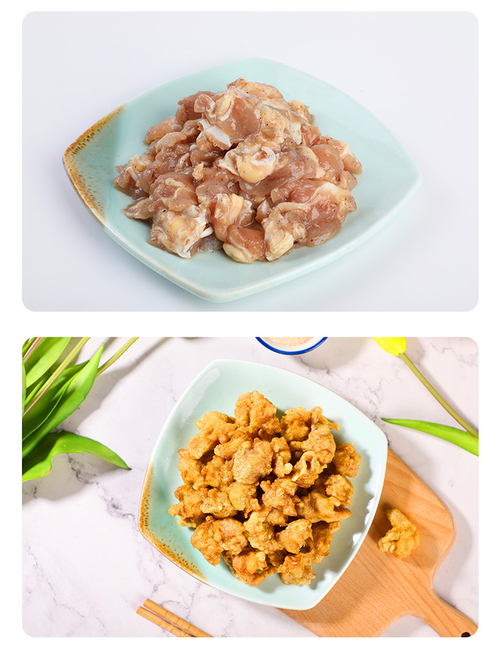 免裹粉掌中宝鸡脆骨半成品直接炸2斤袋