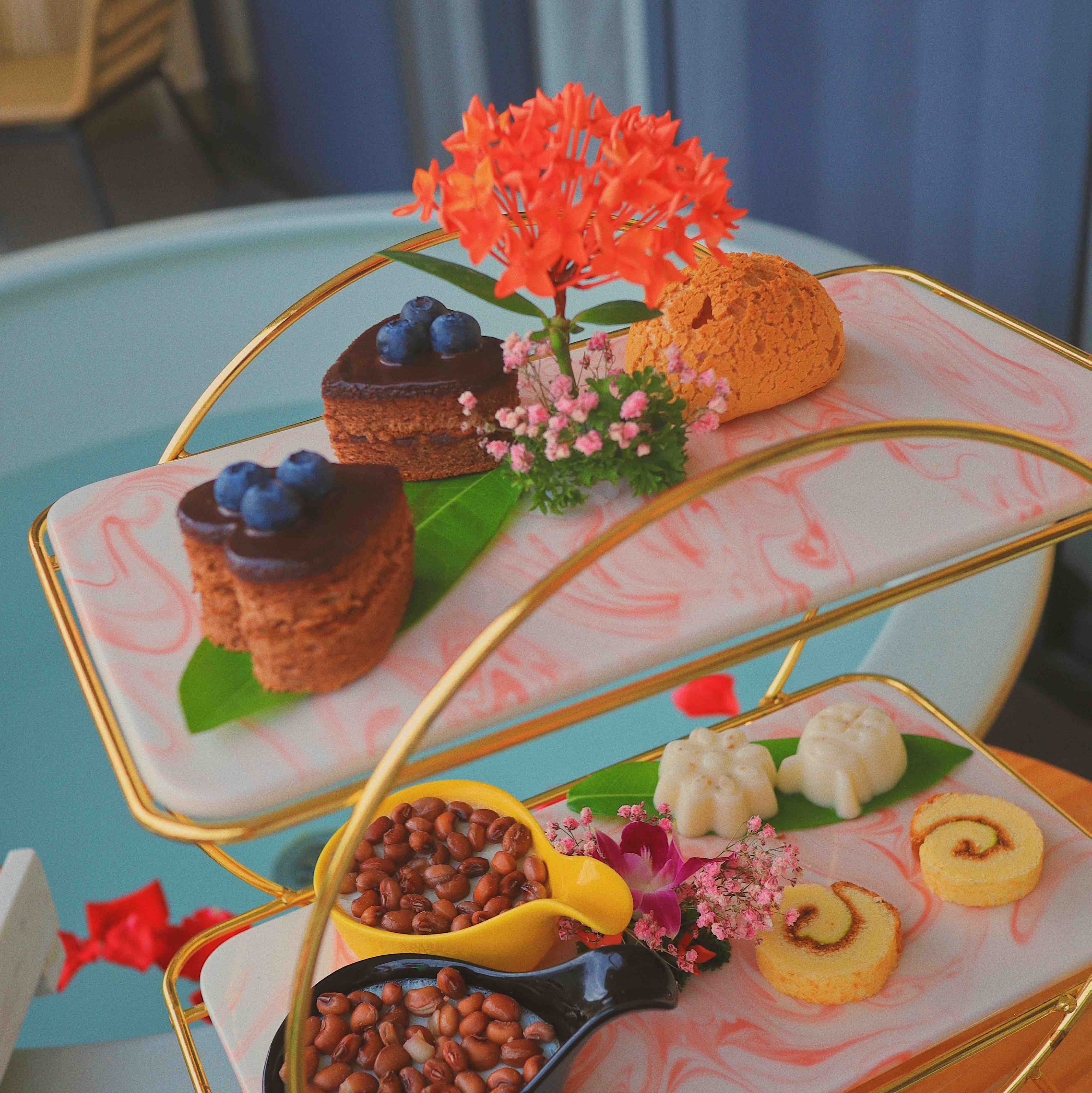 【网红下午茶】月泉湖畔/温泉露台