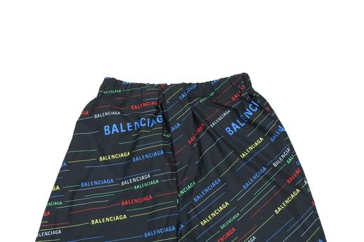 balenciaga/巴黎世家 20ss 徽标满印沙滩短裤