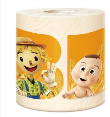 泉林本色加厚卷纸 宝宝母婴压花4层140克*10卷（本色卫生卷纸无二噁英残留安全认证） 商品图1