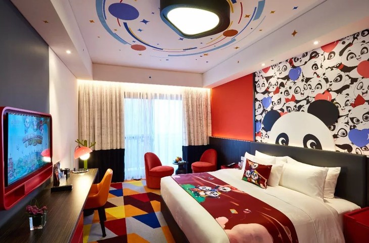 广州长隆熊猫酒店亲子套餐!含入住1晚 长隆野生动物时间成人门票2张!