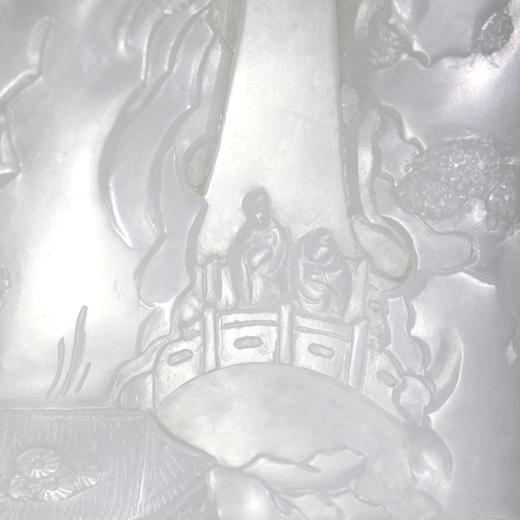 和田玉（白玉）籽料玉牌--飞流直下三千尺 106.70g 商品图2