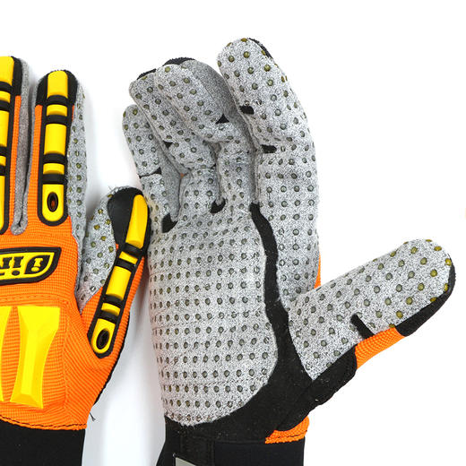 防砸手套机械手套防砸防挤压掌心减震手套战术骑行救援防割手套 商品图7