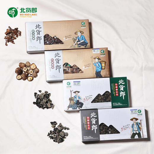 188克盒装礼盒（黑木耳、香菇、秋木耳、榛蘑） 商品图3