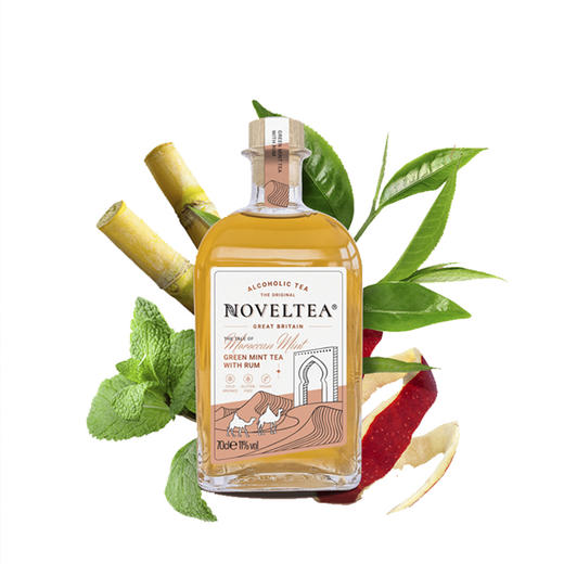 英国NOVELTEA冷萃茶酒薄荷朗姆威士忌250ml(T) 商品图0