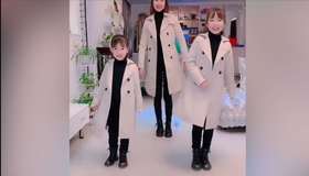 两个女儿和妈妈的舞蹈秀