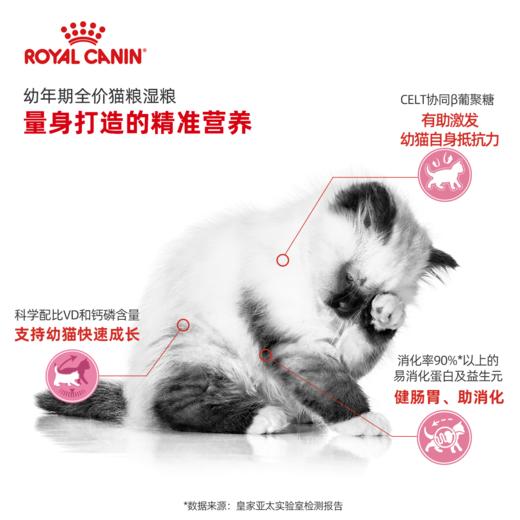 皇家幼年期/成年期全价猫湿粮85g*12包慕斯奶糕罐1-4月龄幼猫 商品图10