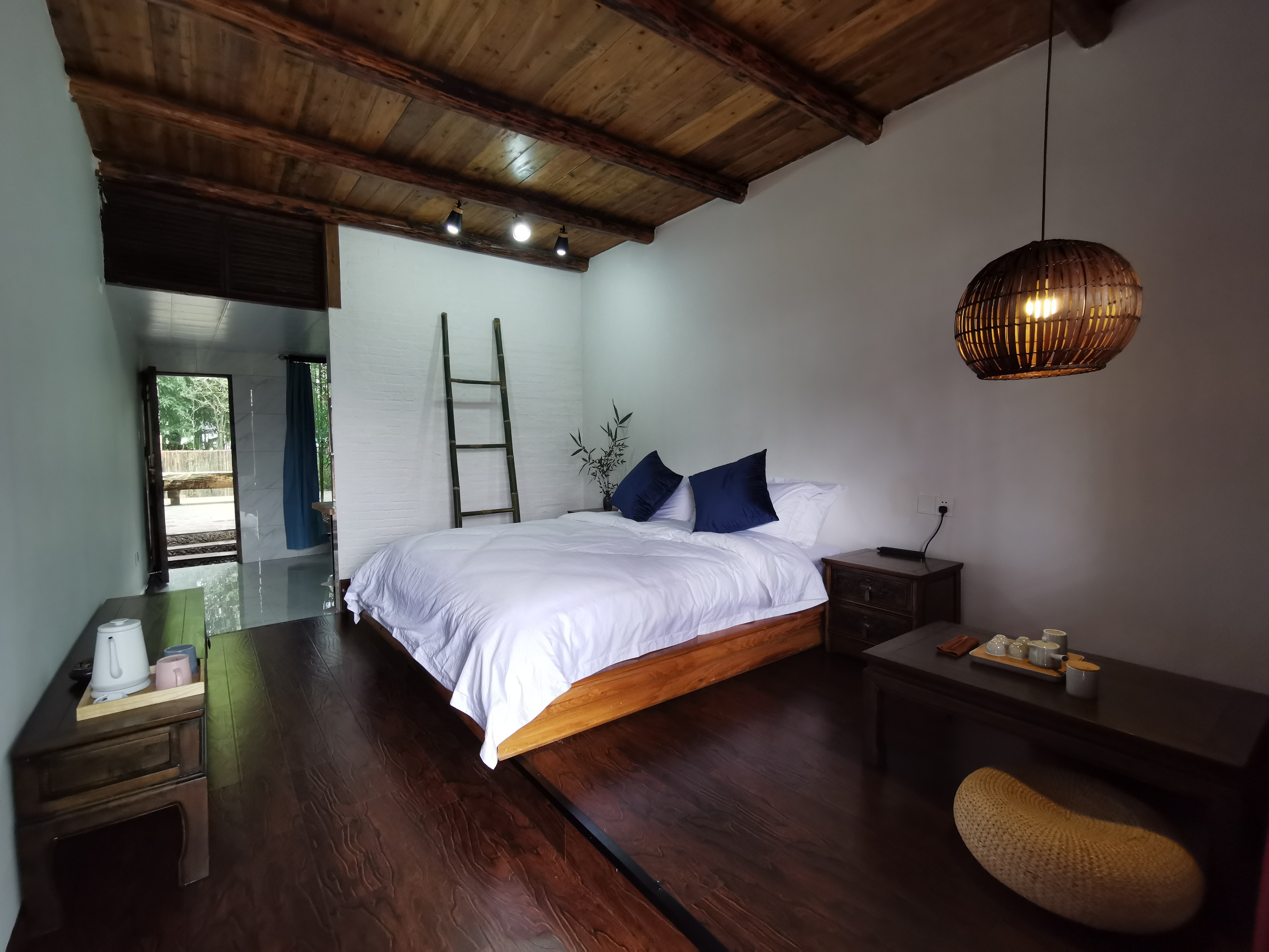 【雅安云栖台民宿】茶田里的竹间4房小院,自然,休闲的好去处