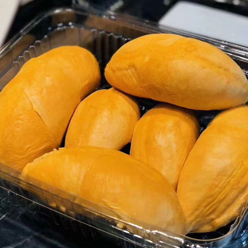 山夫良匠马来西亚黑刺榴莲|带有明亮的橙色调,入口味道很甜,味觉层次