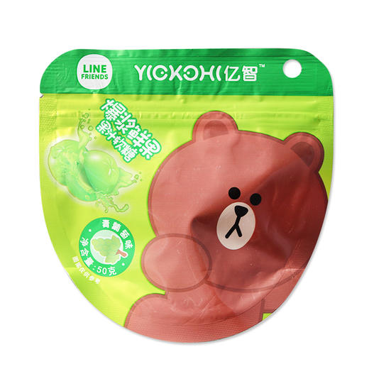 亿智果汁软糖青葡萄味50g 商品图0