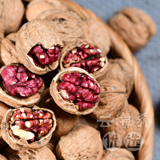【云南澜沧江红衣核桃】红色核桃皮  带壳干核桃  口感香醇细腻  送核桃夹 商品图8