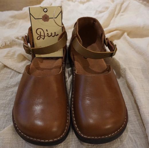 Diu棕/深红棕/黑牛皮手工鞋 商品图1