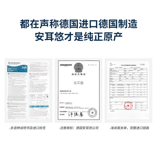 安耳悠 防噪音睡眠耳塞 男士女士隔音耳塞工作学习睡觉防呼噜声耳塞 德国原装进口soft5副装 商品图2
