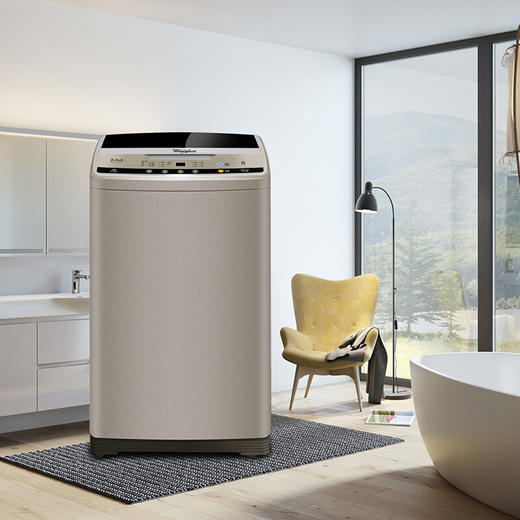 惠而浦（whirlpool）WB90801 9公斤全自动家用波轮洗衣机 简约一键洗 大容量 便捷操作 商品图4