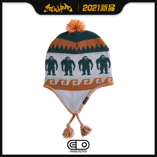 2021 AIRBLASTER Squatchamama Beanie-Night Spruce 商品图0