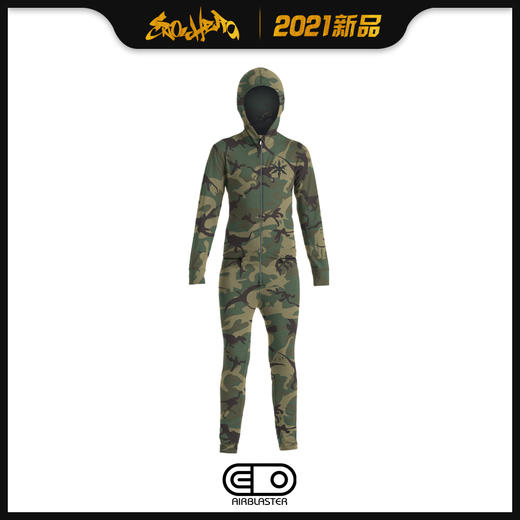 2021 AIRBLASTER Youth Ninja Suit-OG Dinoflage S 商品图0