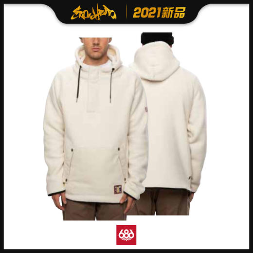 2021 686 Home Anorak Fleece Birch S 商品图0